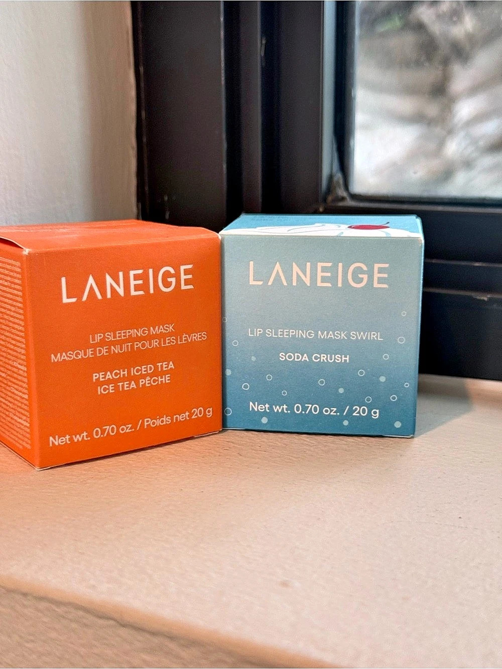 LANEIGE Lip Sleeping Mask Set Blue & Orange